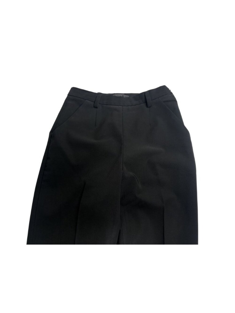 Prada Ankle Slit Trousers in Black - Picture 2 of 12
